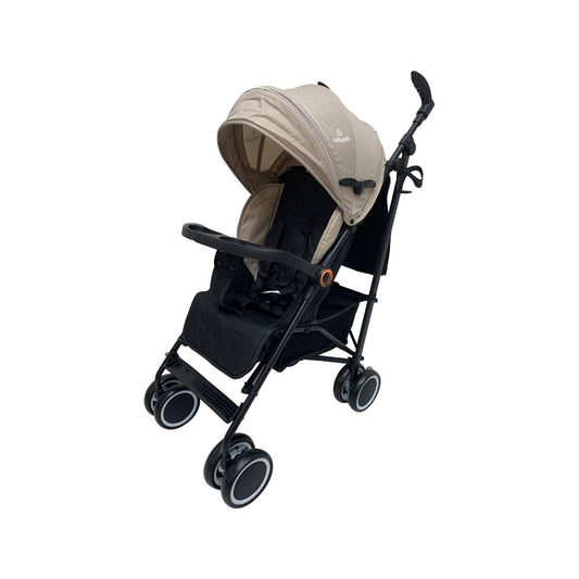 Coche Bastón Fiesta con Bandeja color beige - Baby Kit´s