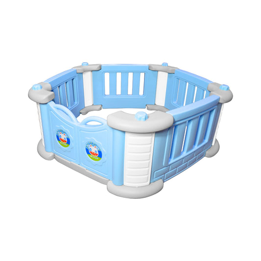 Corral Pentágono, Celeste vista 2 - Baby Kit´s