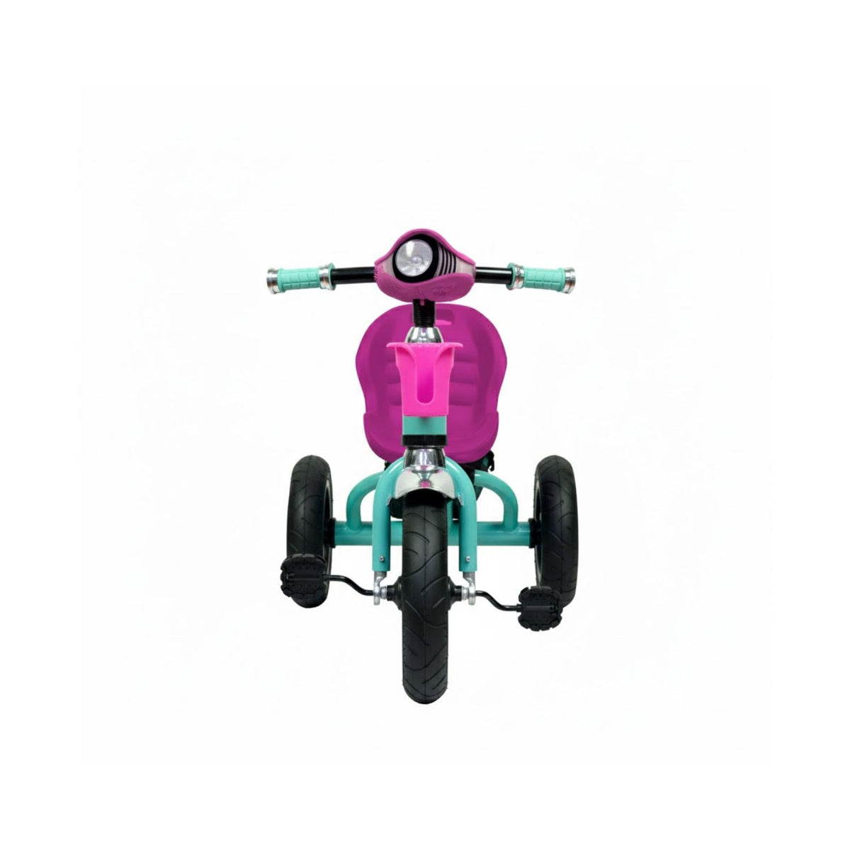 Triciclo Magnum, Rosado-Turquesa vista 3 - Baby Kit´s
