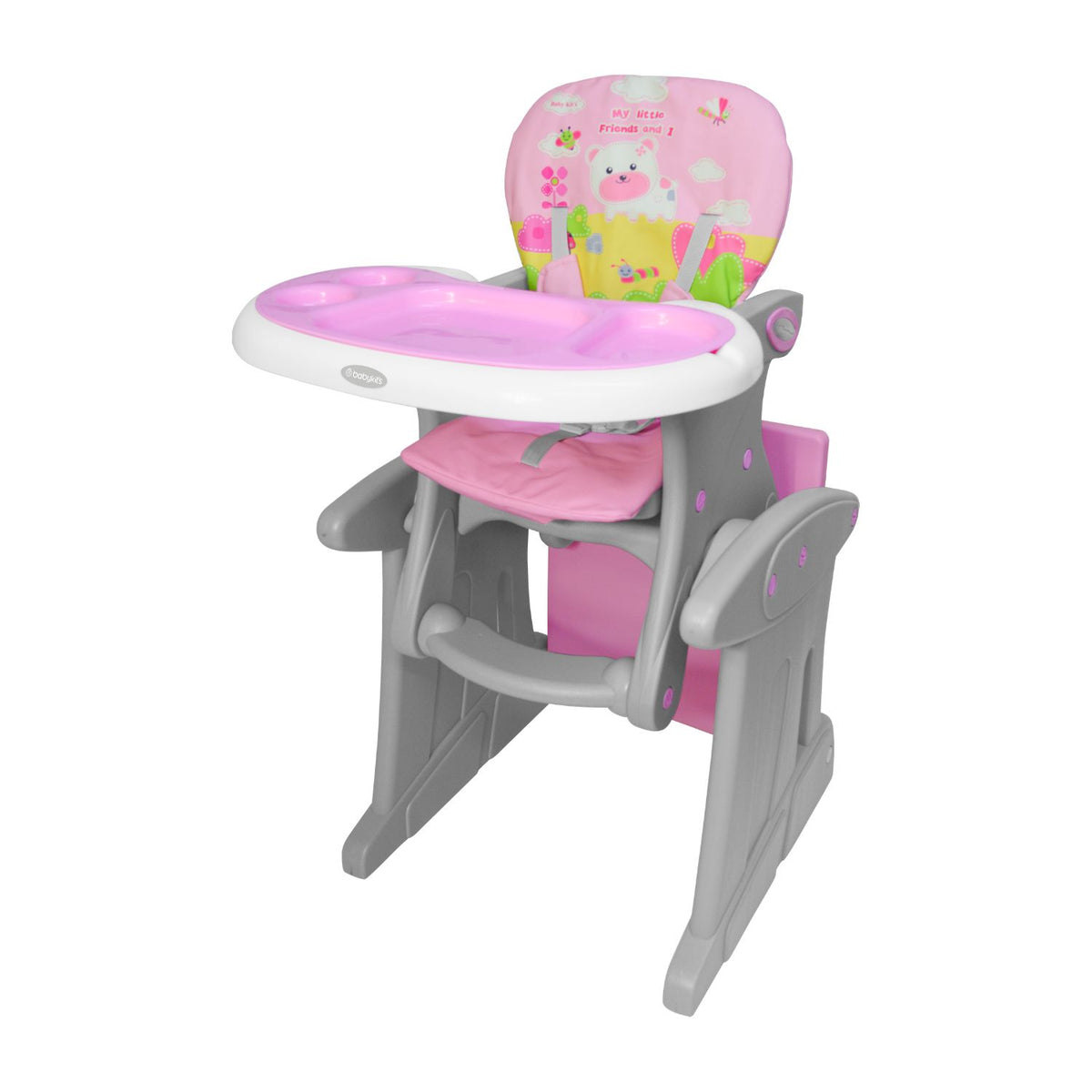 Silla de Comer My Little Friends color rosado - Baby Kit´s