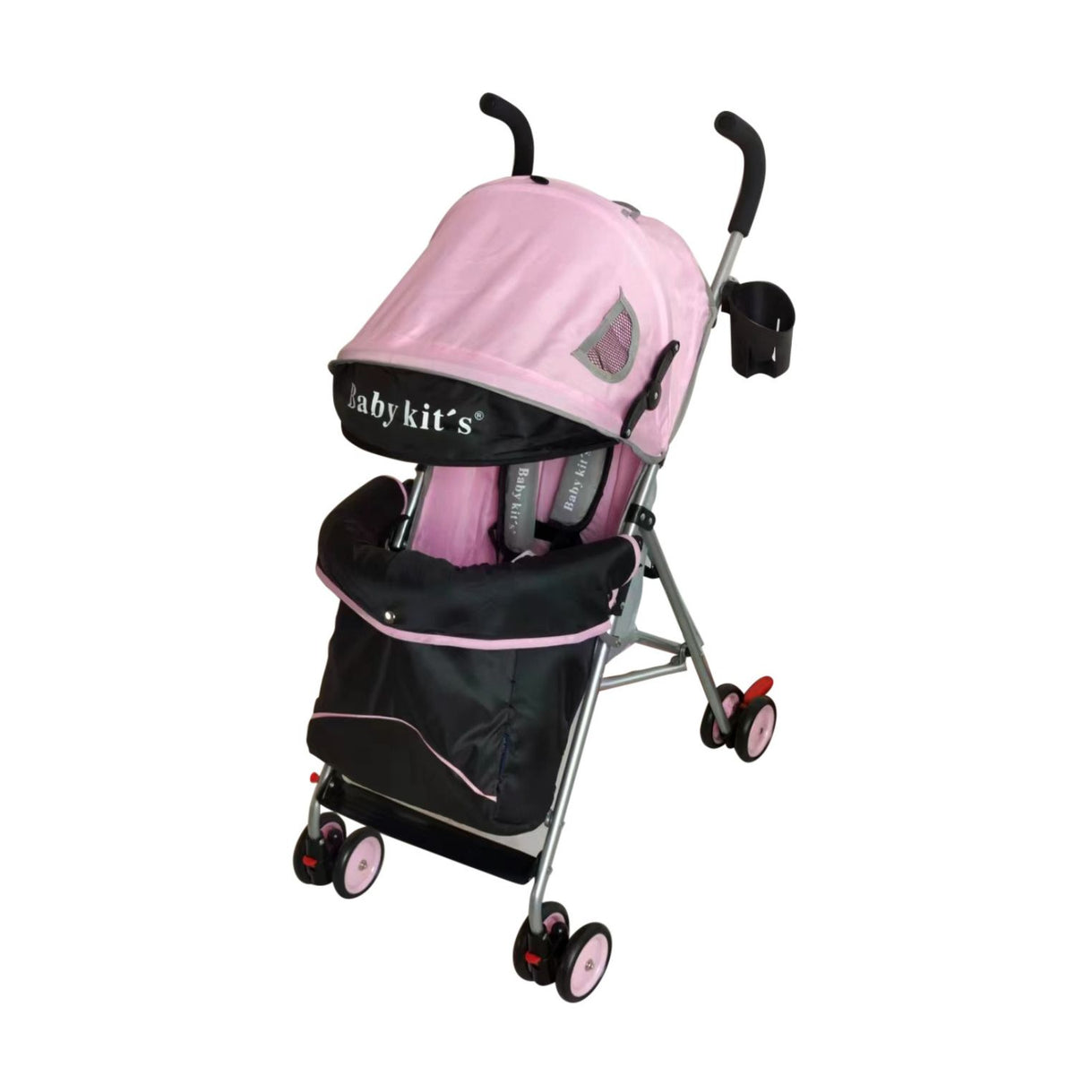 Coche Bastón Kanso color rosa - Baby Kit´s