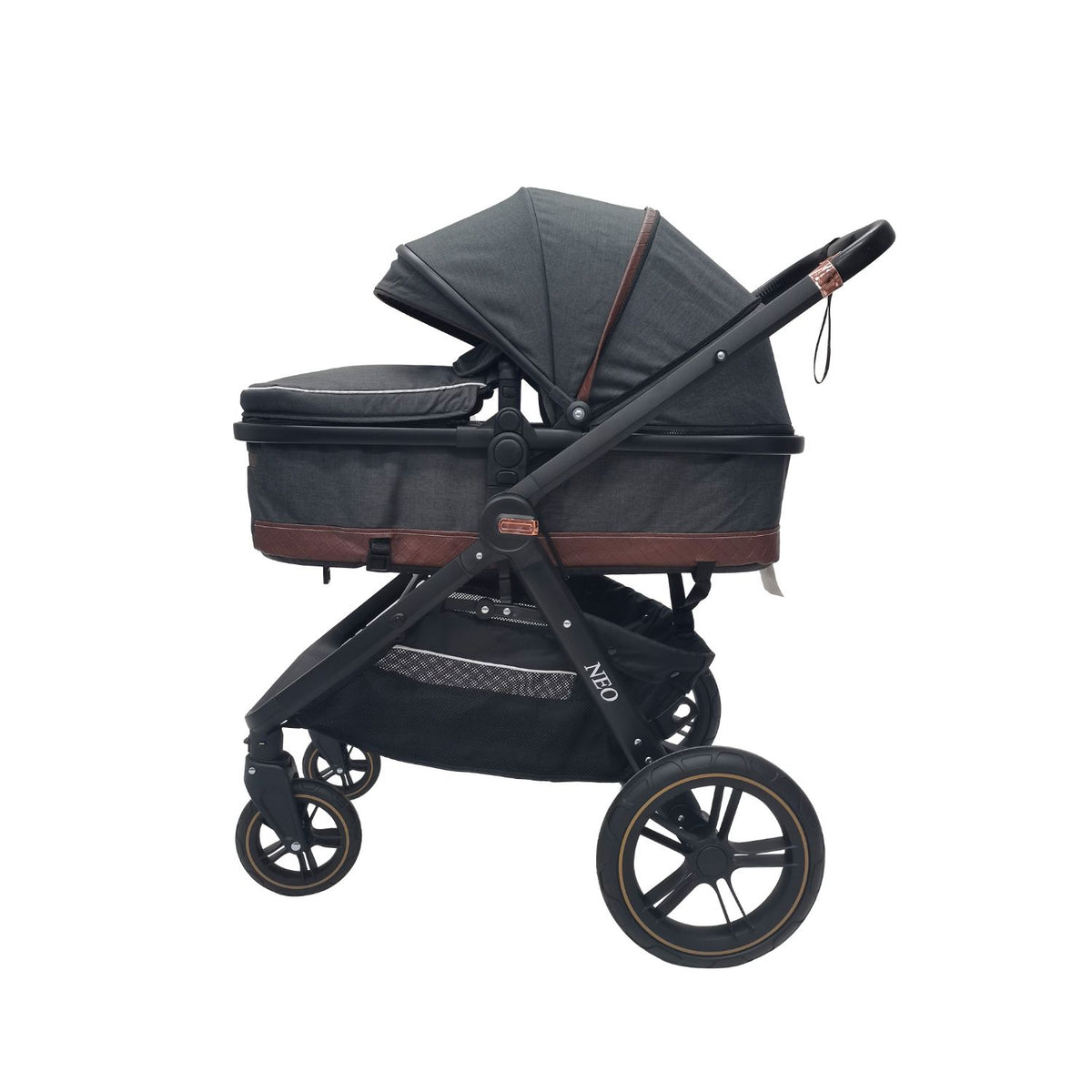Coche Cuna Moisés Neo color gris - Baby Kit´s