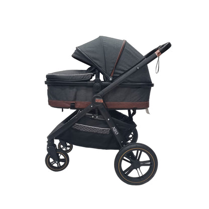 Coche Cuna Moisés Neo color gris - Baby Kit´s