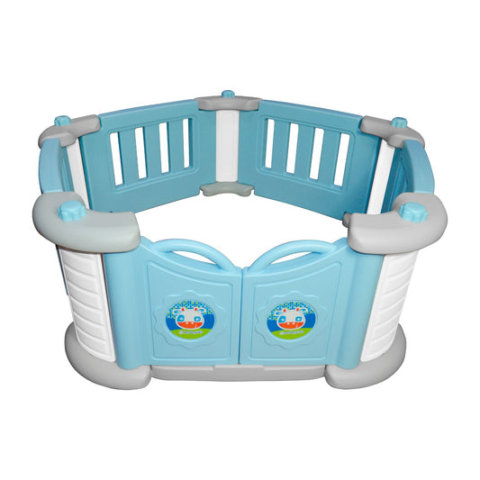 Corral Pentágono, Celeste vista 1 - Baby Kit´s