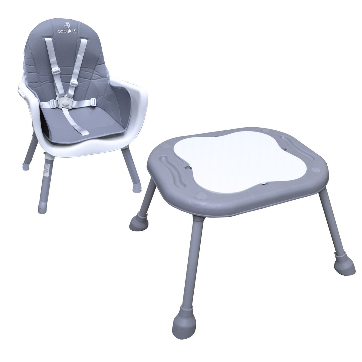 Silla de Comer Gumi, Gris vista 4 - Baby Kit´s