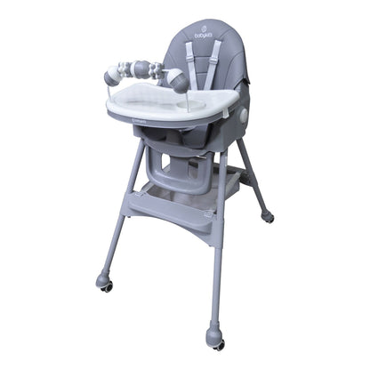 Silla de Comer Steps Plus, Gris vista 1 - Baby Kit´s