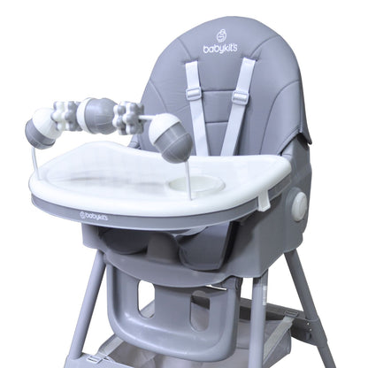 Silla de Comer Steps Plus, Gris vista 2 - Baby Kit´s