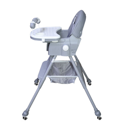 Silla de Comer Steps Plus, Gris vista 3 - Baby Kit´s