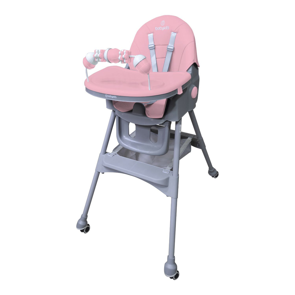Silla de Comer Steps Plus, Rosado vista 1 - Baby Kit´s
