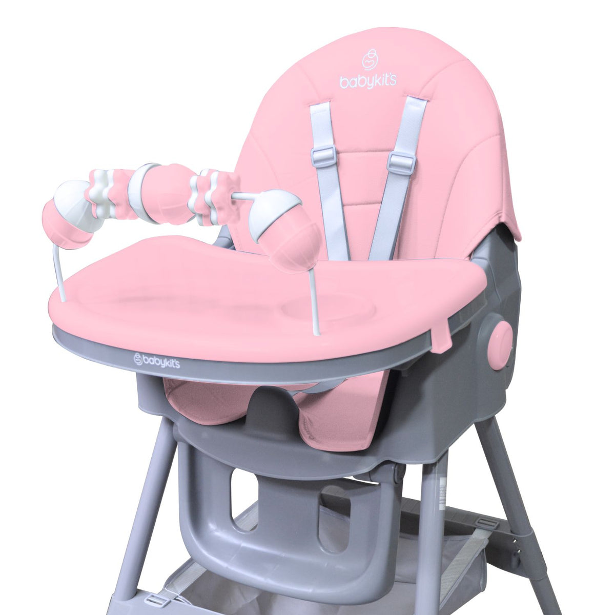 Silla de Comer Steps Plus, Rosado vista 2 - Baby Kit´s