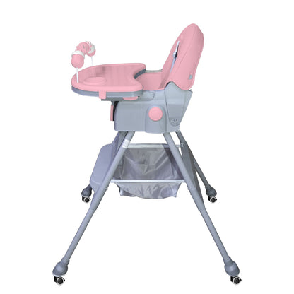 Silla de Comer Steps Plus, Rosado vista 3 - Baby Kit´s
