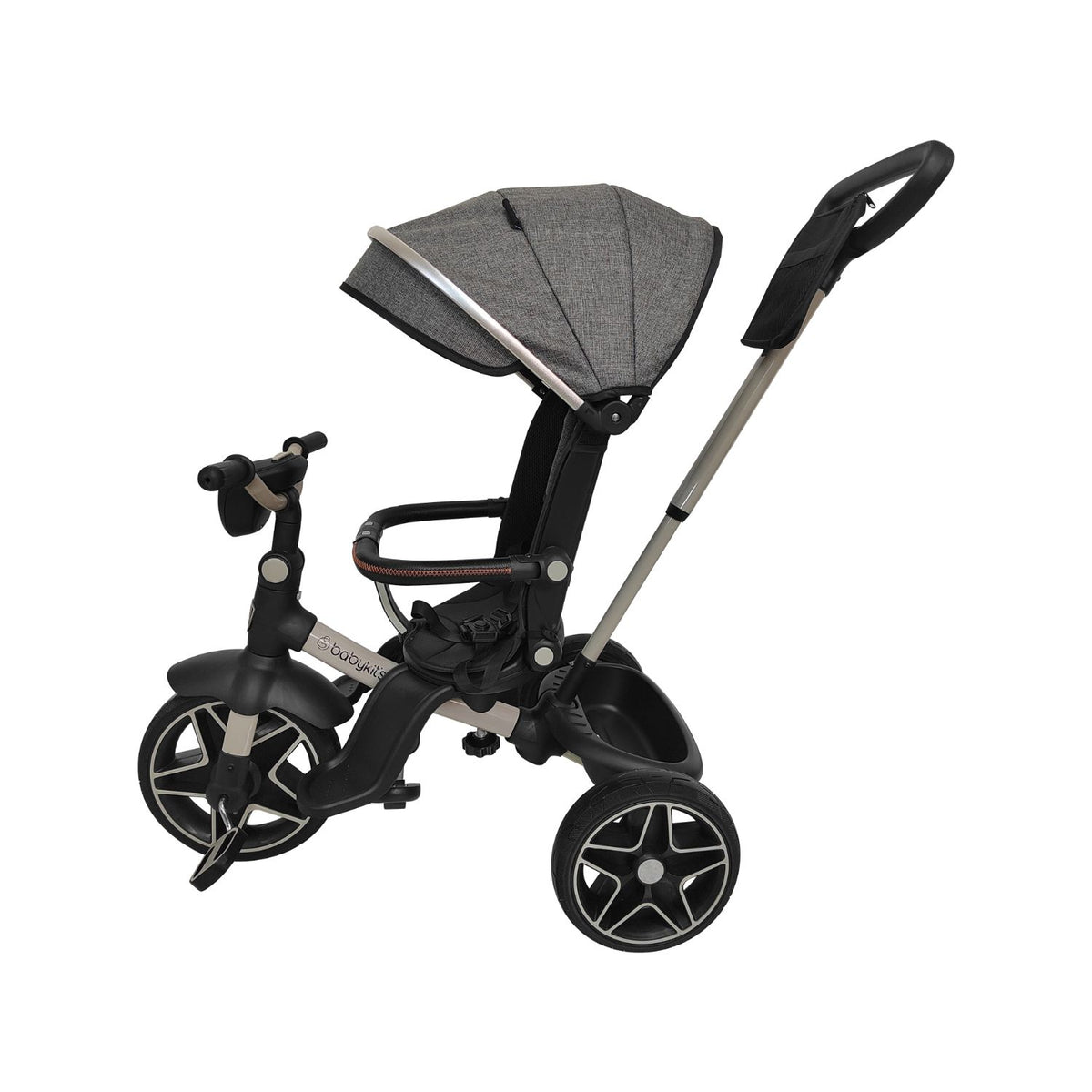 Triciclo Explorer Giro 360 LX 5 en 1, Gris vista 2 - Baby Kit´s