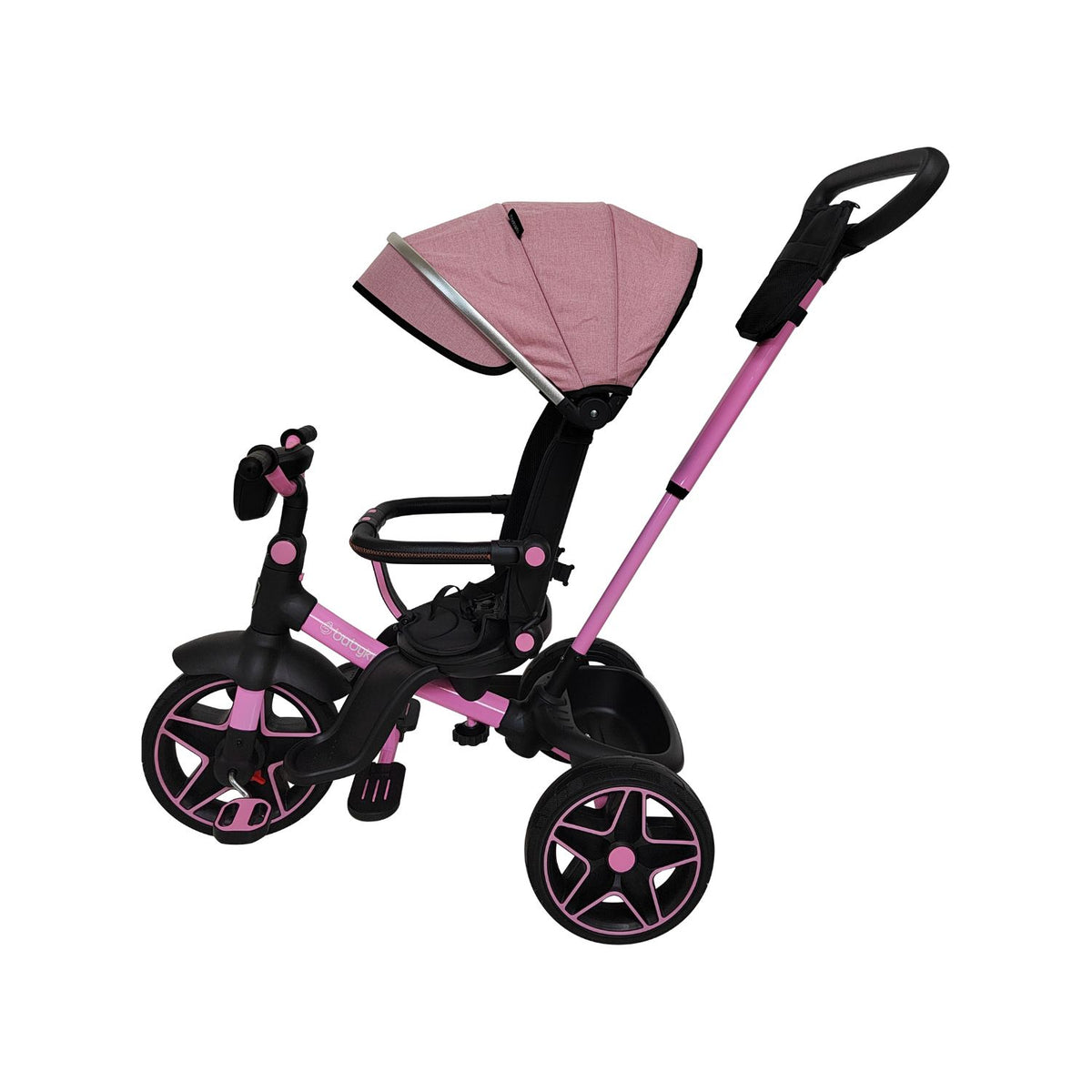 Triciclo Explorer Giro 360 LX 5 en 1, Rosado vista 2 - Baby Kit´s