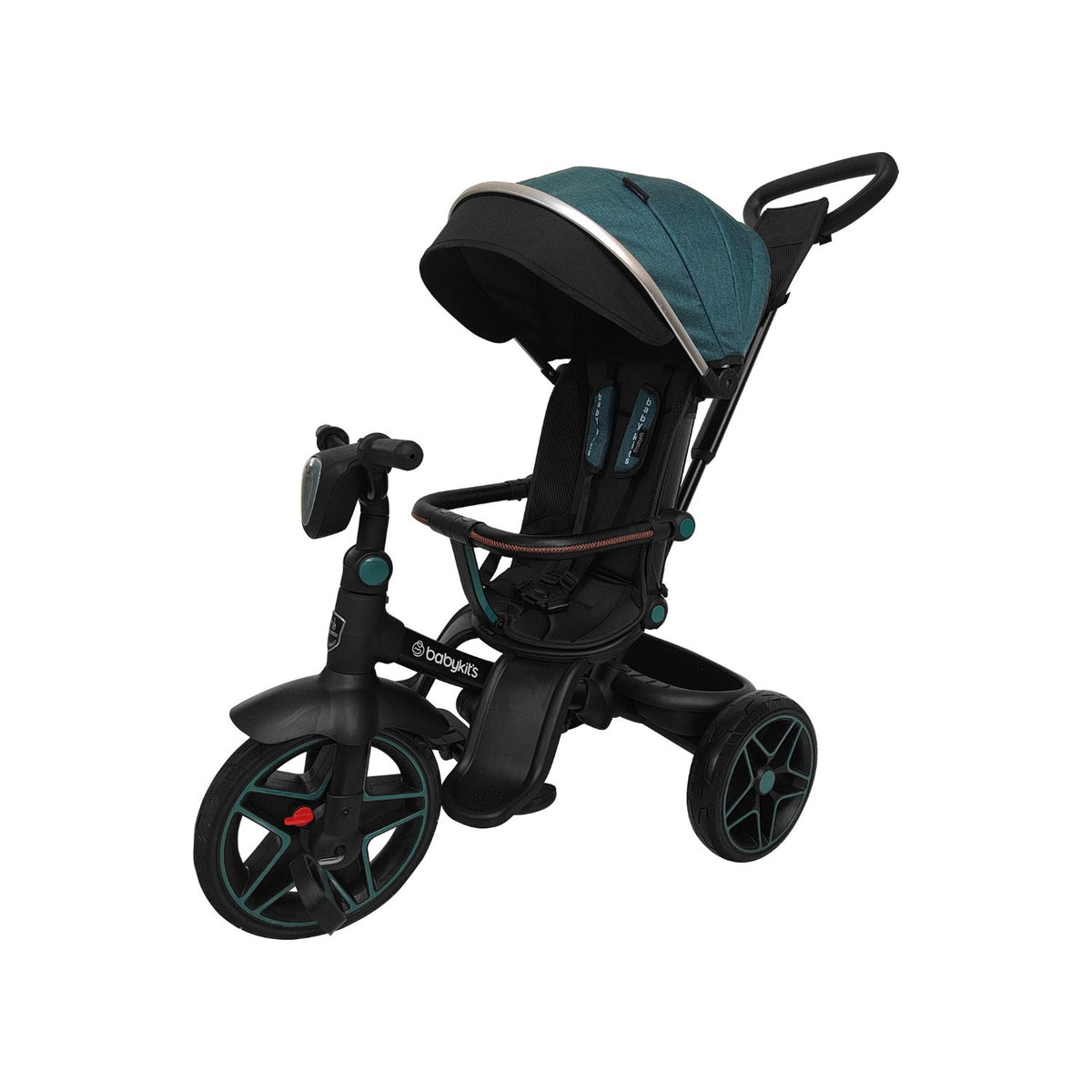 Triciclo Explorer Giro 360 LX 5 en 1, Verde vista 1 - Baby Kit´s