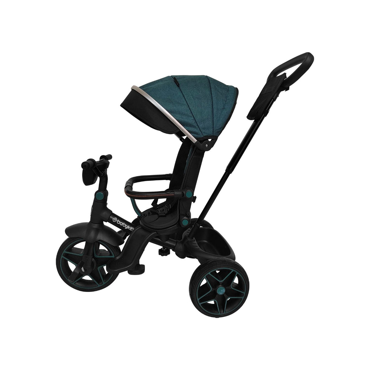 Triciclo Explorer Giro 360 LX 5 en 1, Verde vista 2 - Baby Kit´s