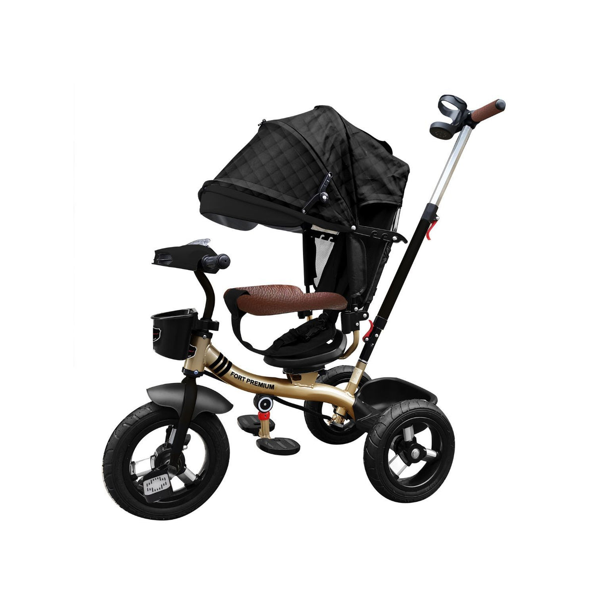Triciclo Fort Premium Gold 5 en 1, Negro vista 1 - Baby Kit´s