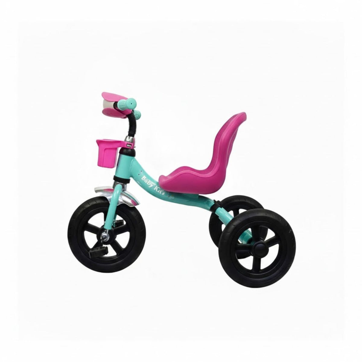 Triciclo Magnum, Rosado-Turquesa vista 2 - Baby Kit´s